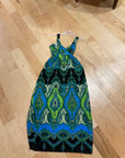 BLUE PATTERN CARINA DRESS MED