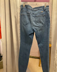 {{Client Code}} LIGHT WASH INC SKINNY JEANS, 8