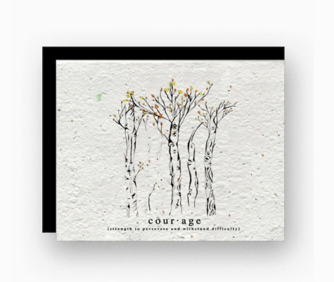 Courageous Aspens - Plantable Greeting Card