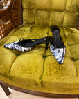 BLACK/WHITE JEFFERY CAMPBELL HEEL 7.5