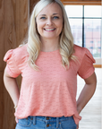 ByTAVI - Georgia Peach Statement Blouse