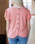 ByTAVI - Georgia Peach Statement Blouse