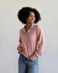 Elegantees - Choe Waffle Knit Top