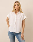 PACT - All Day Poplin Shirred Shirt