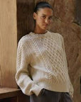 Pact - Luxe Knit Cable Crew Sweater