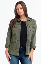Load image into Gallery viewer, 1822 Denim- Green Utility jacket
