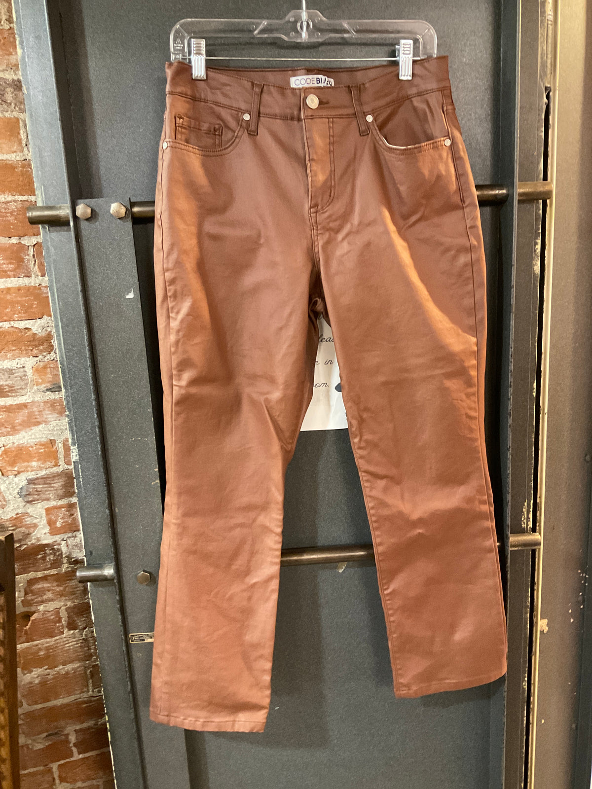 BROWN CODE BLEU PANTS 10