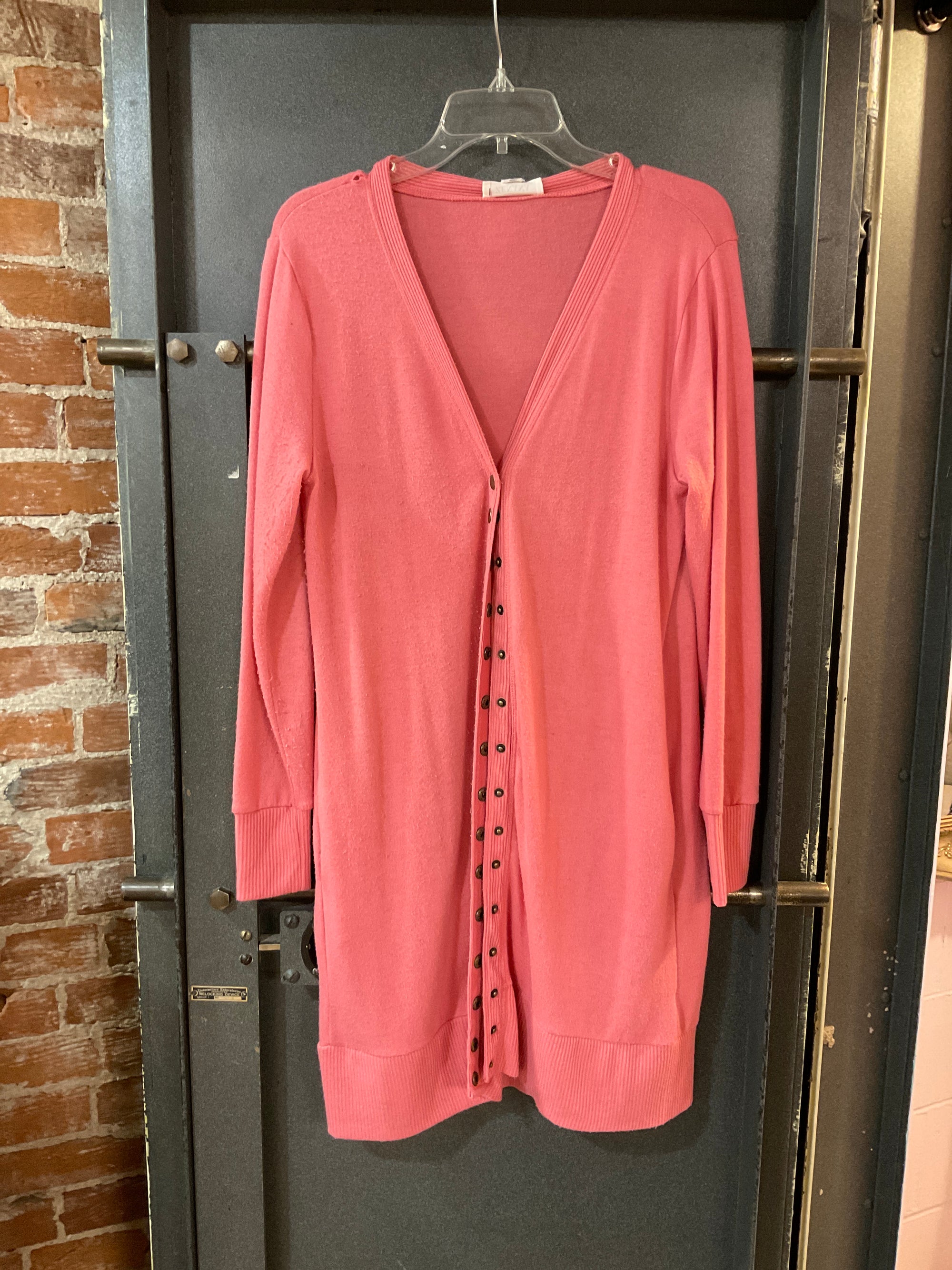 PINK ZENANA CARDIGAN L