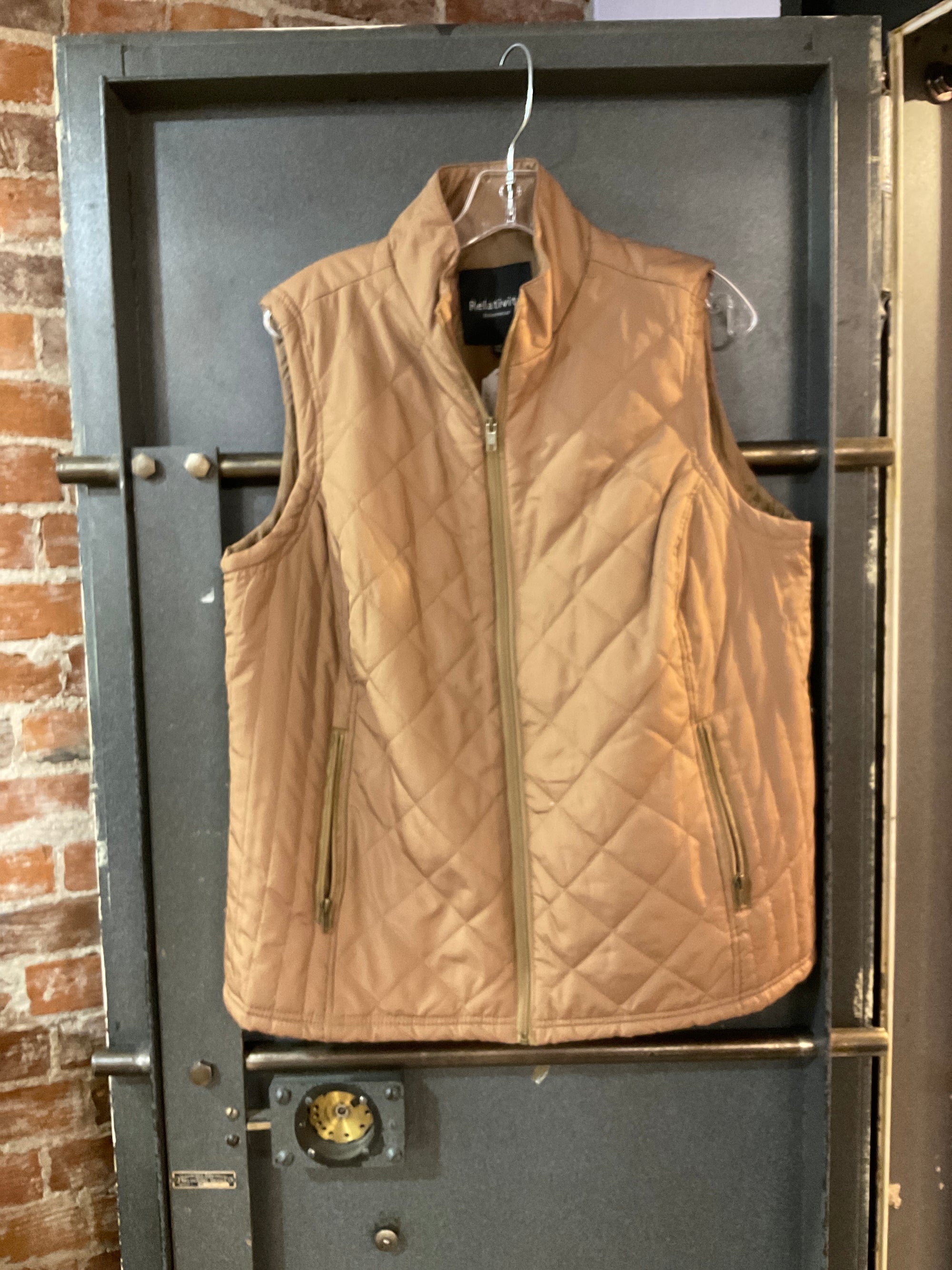 Brown Relativity Zip up 2X