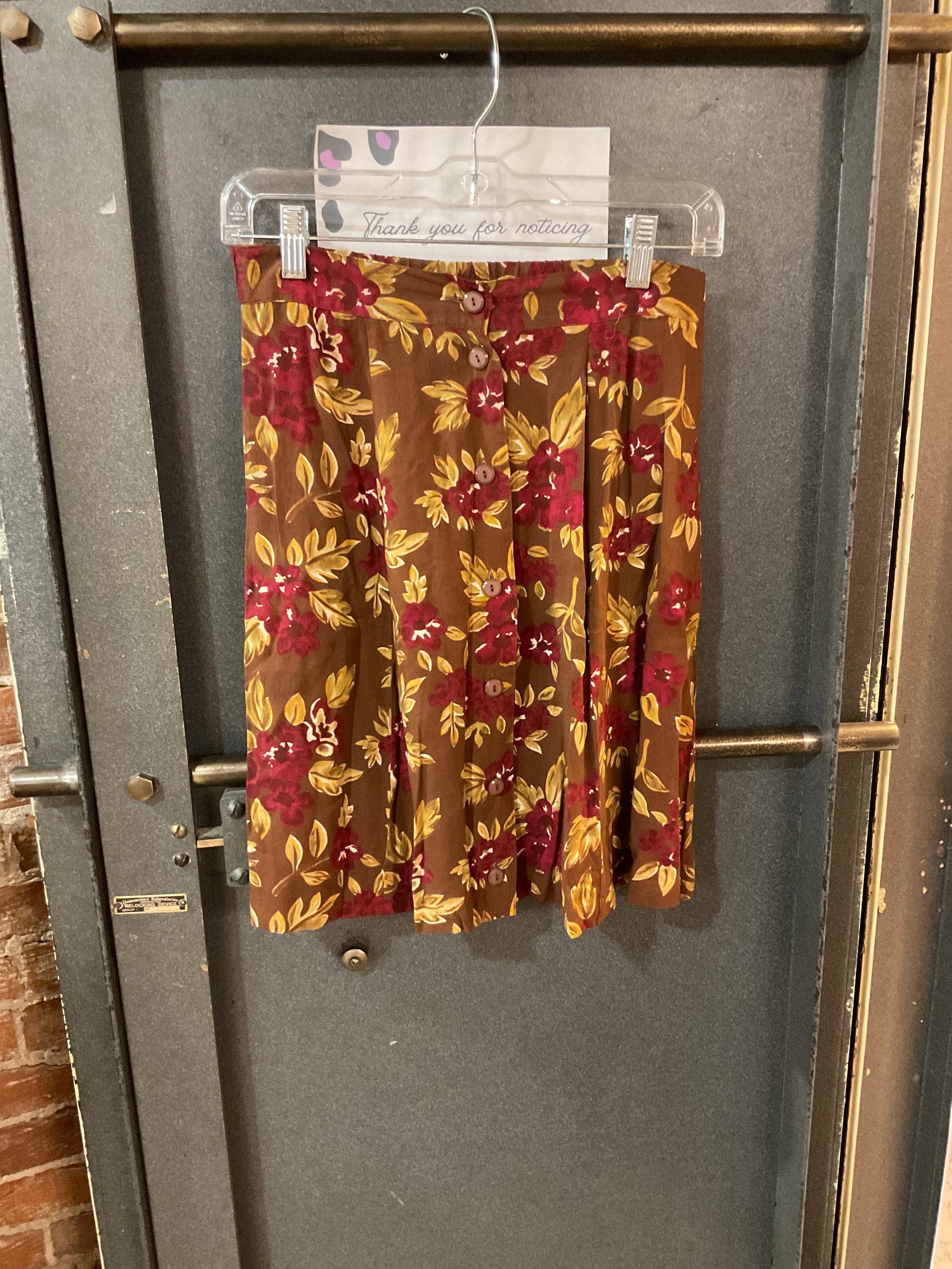 FLORAL SAG HARBOR SKIRT S