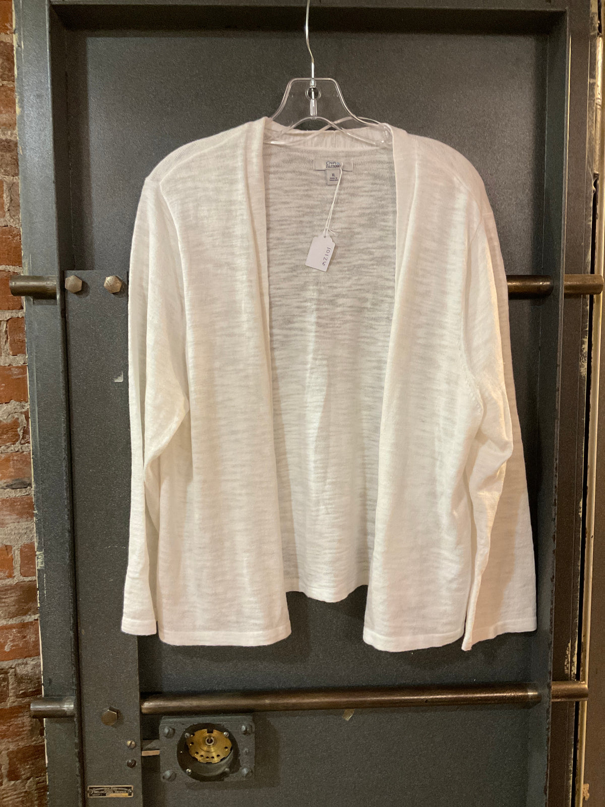 WHITE CROFT &amp; BORROW OPEN CARDIGAN XL
