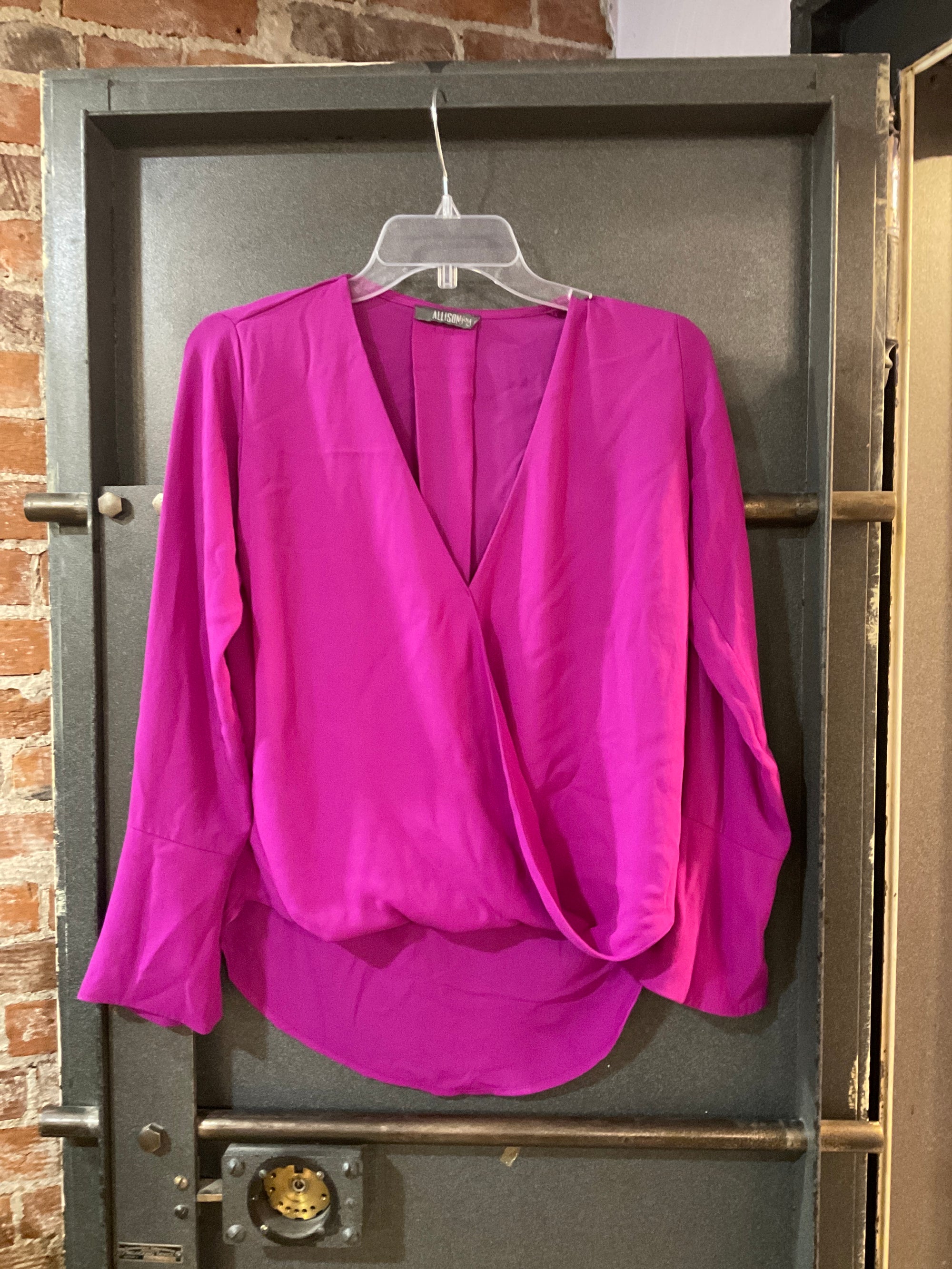 PINK ALLISON JOY LONG SLEEVE SHIRT XS
