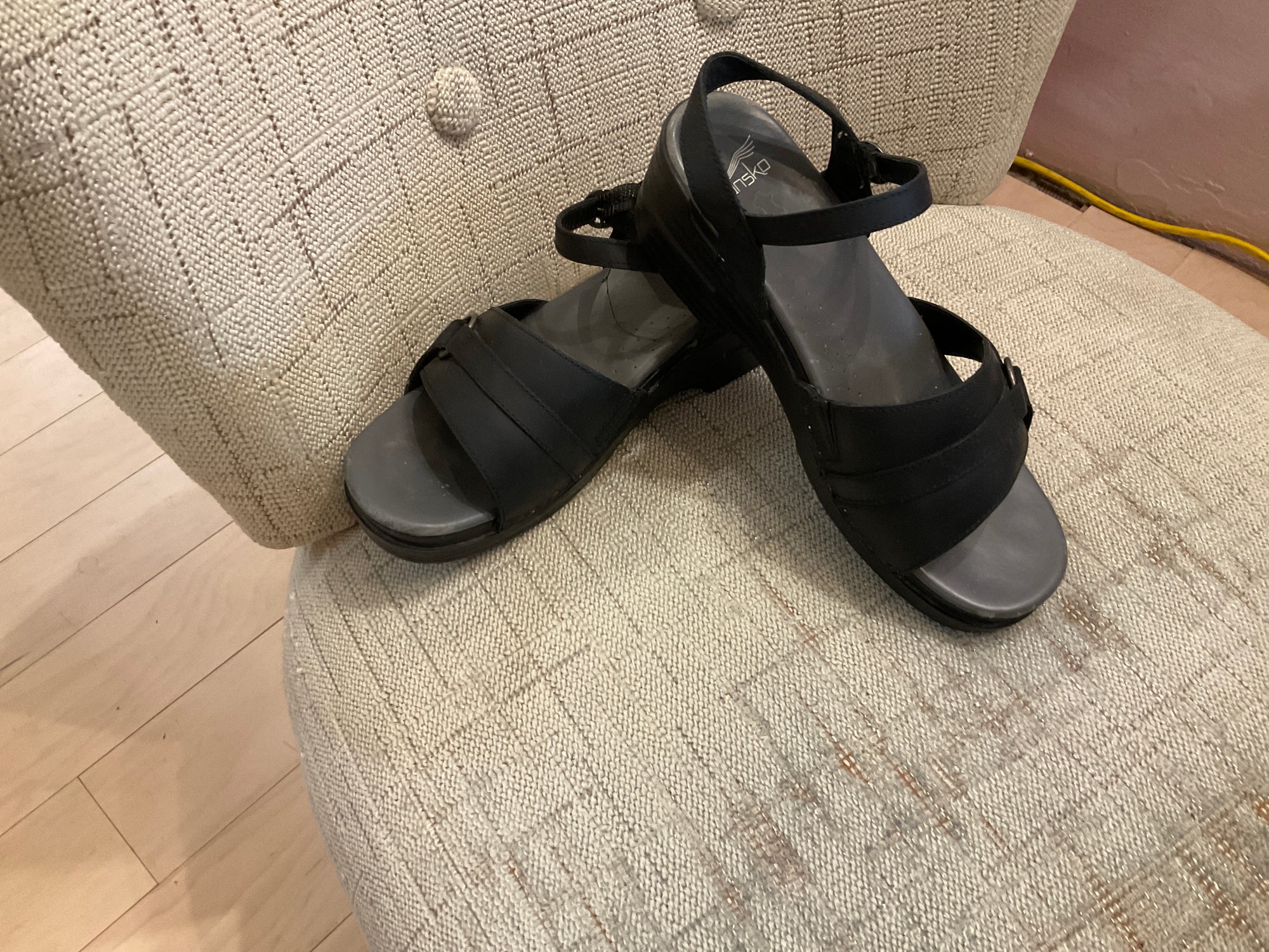 BLACK DANSKO SANDAL 10.5