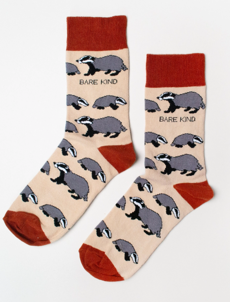 Bare Kind bamboo badger socks