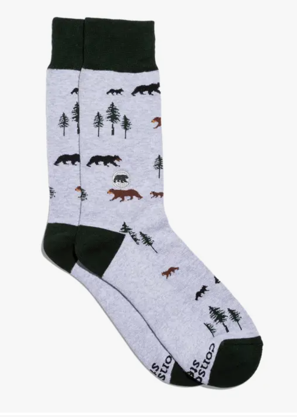 Conscious Step - Socks that Protect Bears - National Park Collection