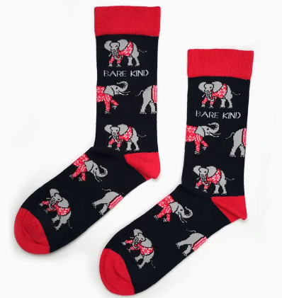 Bare Kind bamboo Christmas Socks