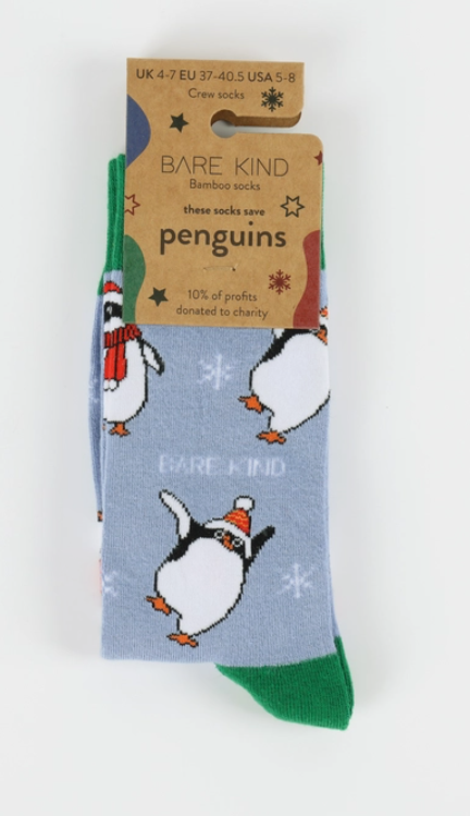 Bare Kind bamboo Christmas Socks
