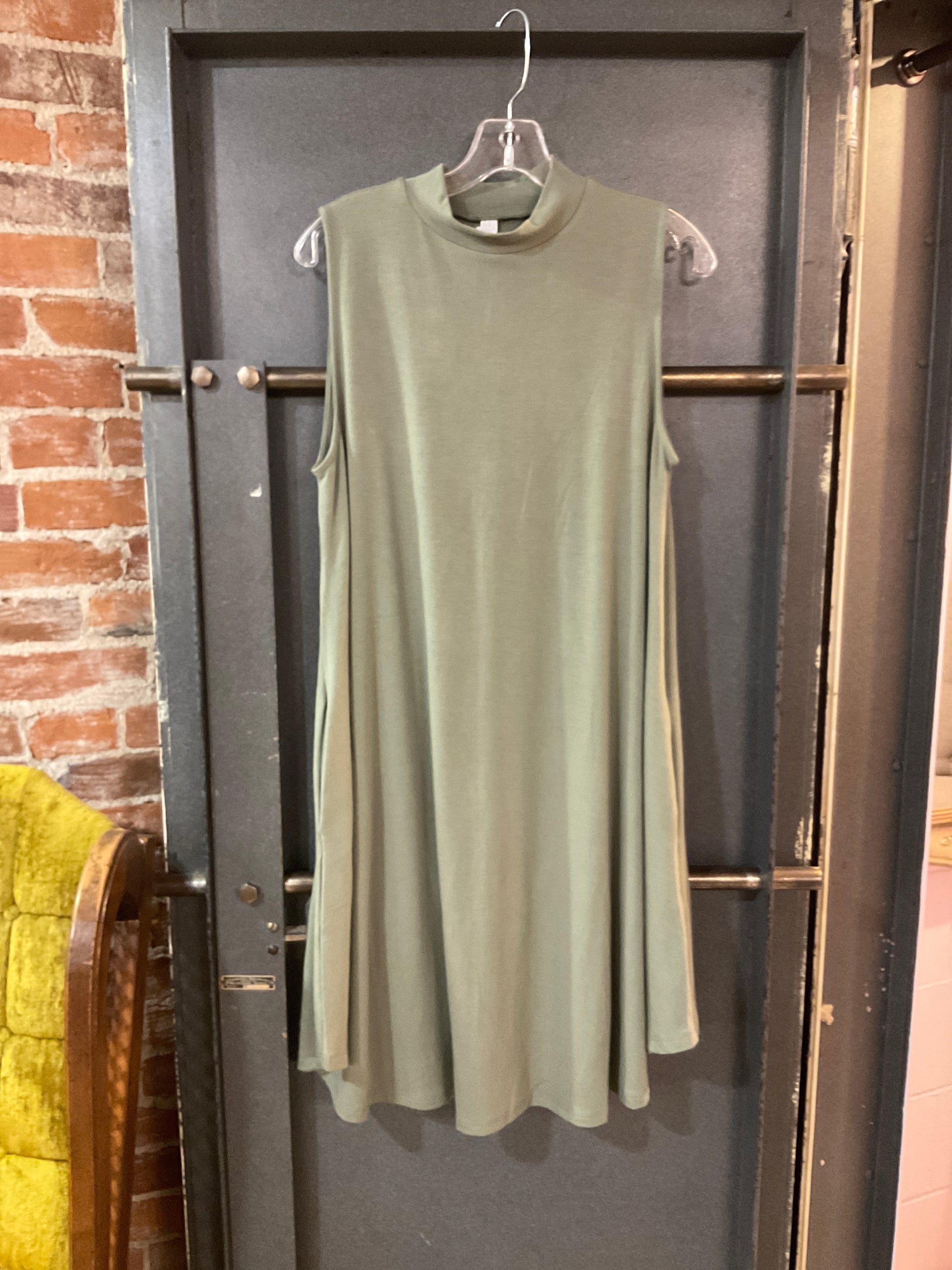 OLIVE ZENANA DRESS L