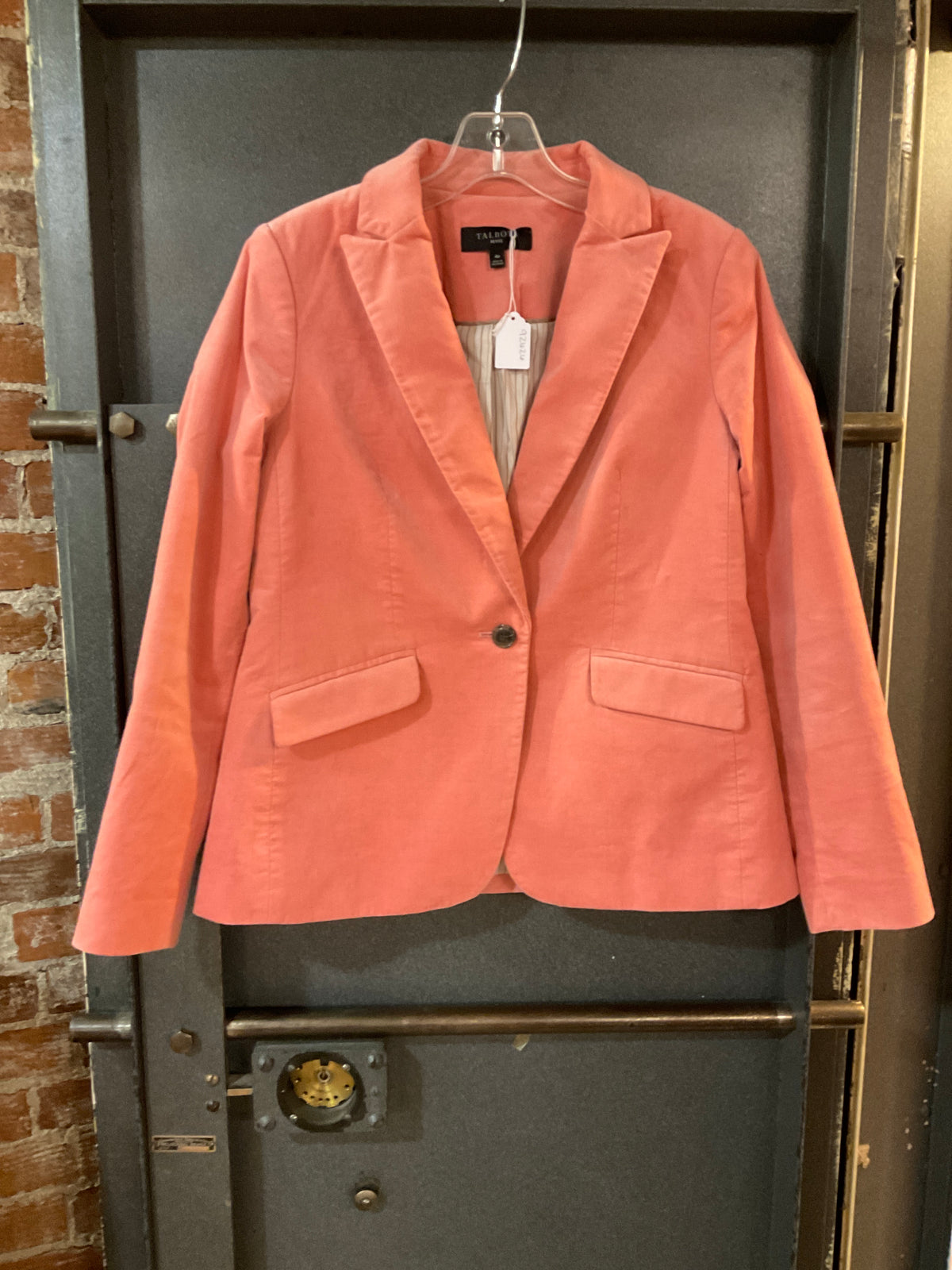 PINK TALBOTS BUTTON UP BLAZER 4
