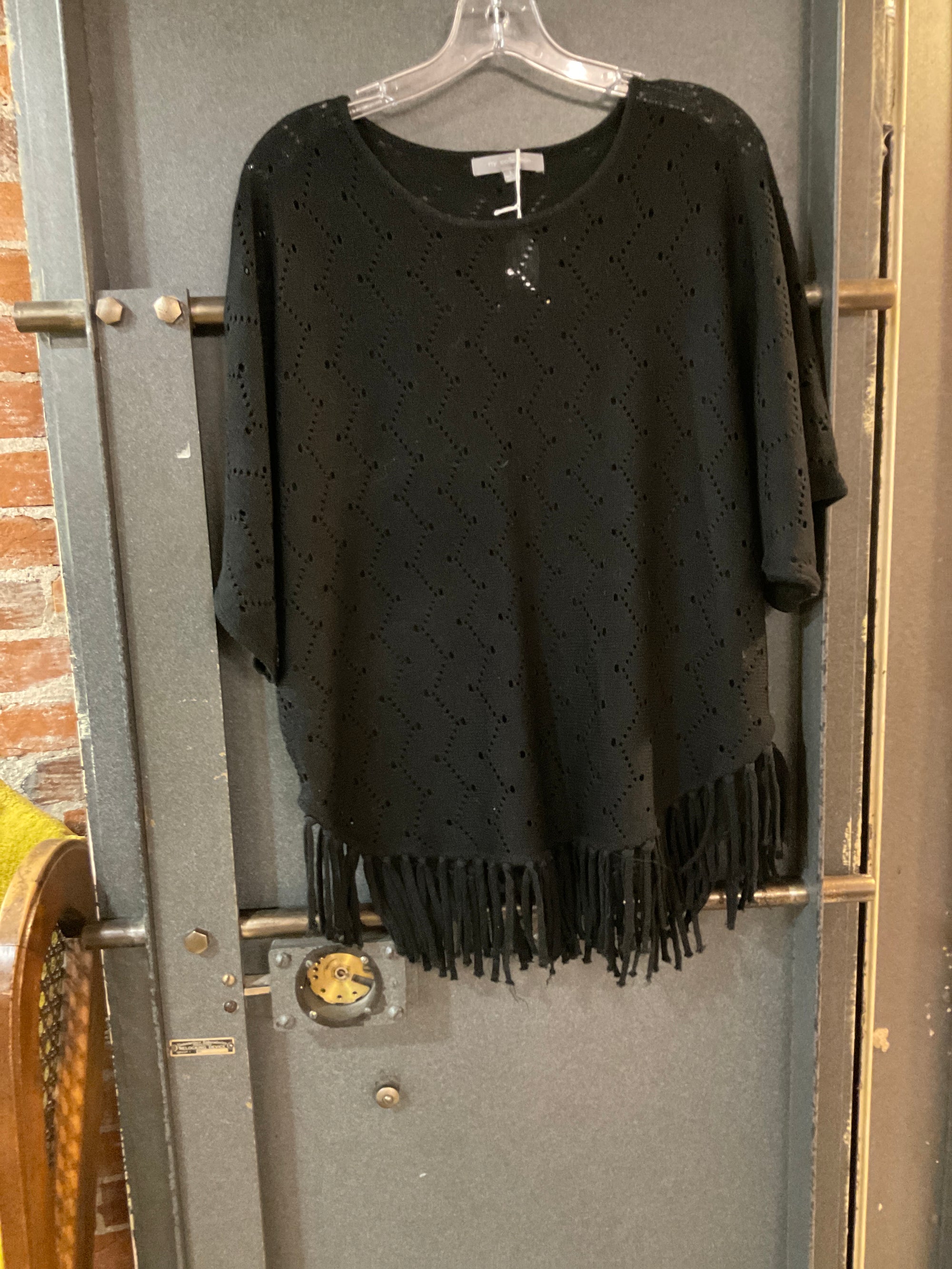 BLACK NY COLLECTION SHORT SLEEVE SHIRT L