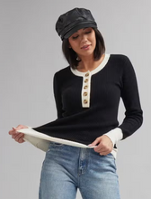 Load image into Gallery viewer, Long Sleeve Henley Sweater
