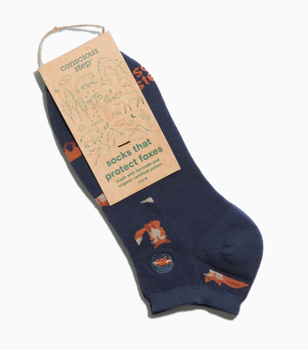 Conscious Step - Socks that Save Foxes - Ankle
