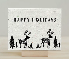Load image into Gallery viewer, Winter Wonder Deer - Plantable Greeting Card
