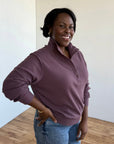 Elegantees - Choe Waffle Knit Top