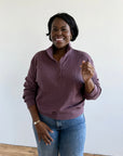 Elegantees - Choe Waffle Knit Top