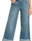 1822 Denim - Cuffed Slim Wide Leg Willa