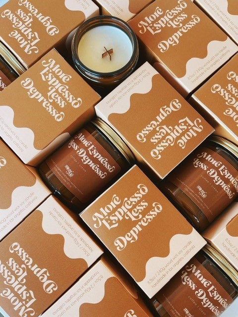 Blow Me Candle - More Expresso Less Depresso