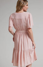 Load image into Gallery viewer, Maisie Wrap Dress - Misty Rose
