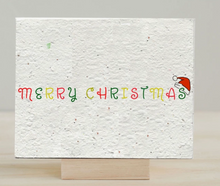 Load image into Gallery viewer, Merry Christmas - Plantable Christmas Card

