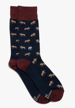 Load image into Gallery viewer, Conscious Step - Socks that Protect Moose - National Park Collection

