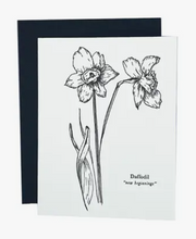Load image into Gallery viewer, &quot;New Beginnings&quot; Daffodil - Plantable Greeting Card
