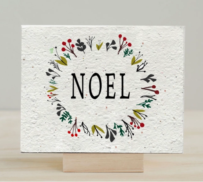 Noel - Plantable Christmas Card