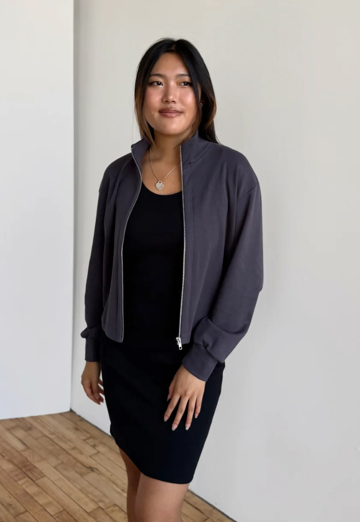 Elegantees - Shelly Heavy-Knit Jacket