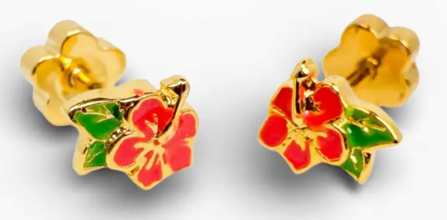 Ethic Goods - Hibiscus - Tiny Stud Earring