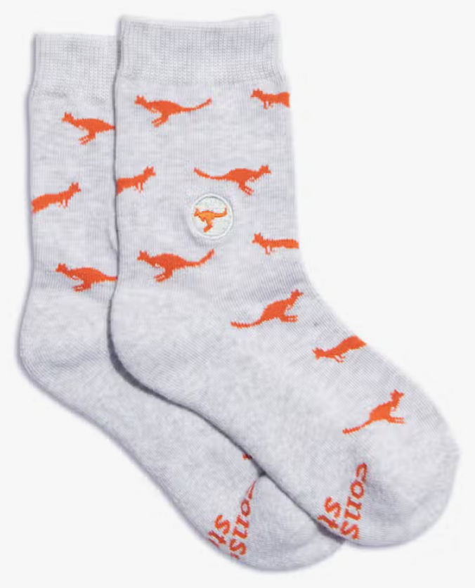 Conscious Step - Socks that Save Kangaroos - Youth:7Y-10Y