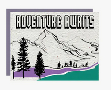 Load image into Gallery viewer, &quot;Adventure Awaits&quot; - Plantable Greeting Card
