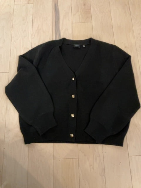 BLACK CYRUS CARDIGAN XL