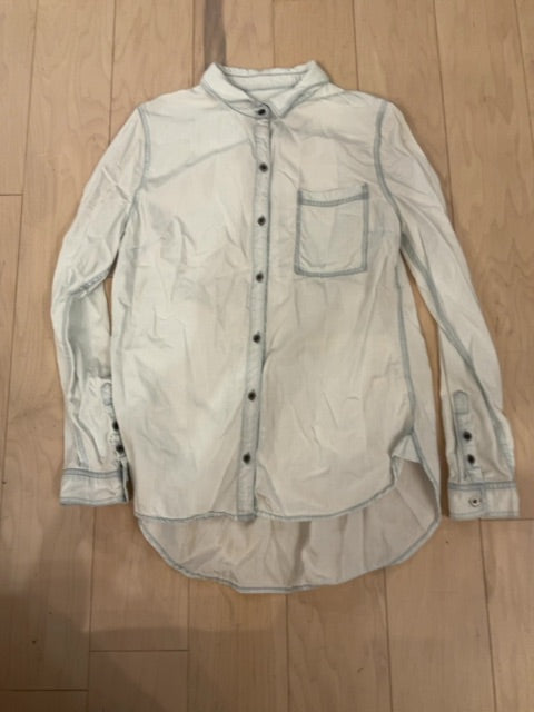 BLUE WESTBOUND L/S BUTTON UP SHIRT M