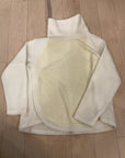 CREAM TRISHA TYLER FUNNELNECK SWEATER XL