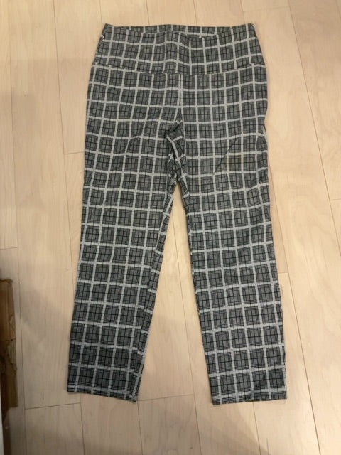 {{ClientCode}} BLK/WHT PLAID Jules &amp; Leopold PANTS, L
