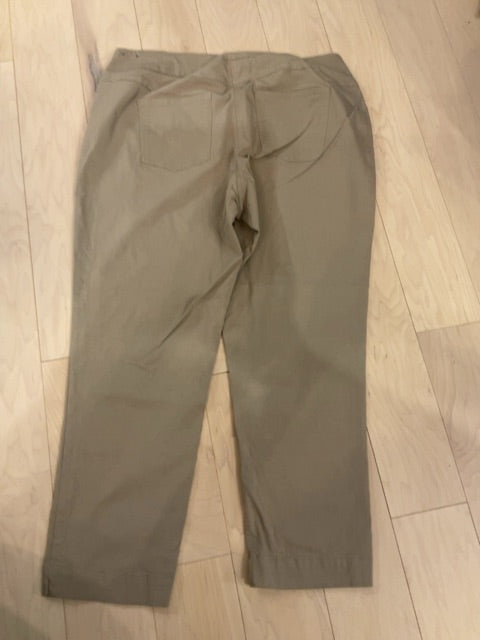 TAN SLIM-SATIONS DRESS PANTS 20