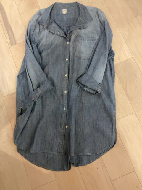 DENIM JAG SHIRT DRESS XL