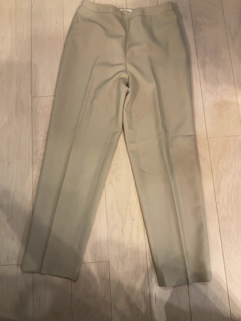 TAN TALBOTS DRESS PANTS 10