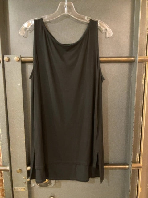 BLACK EILEEN FISHER TANK TOP L
