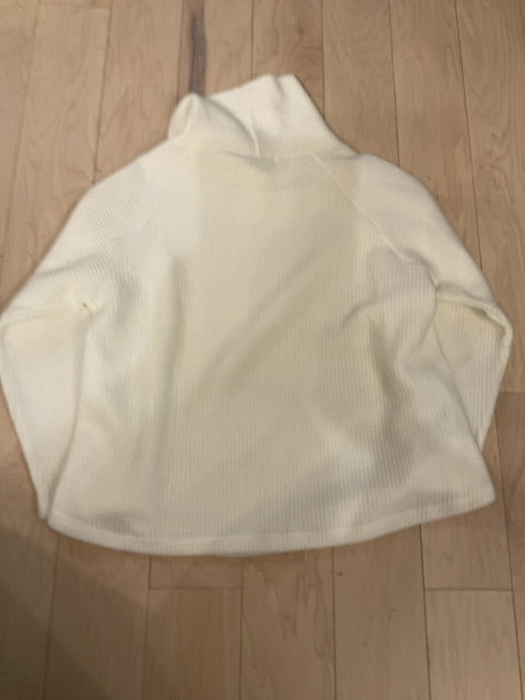 CREAM TRISHA TYLER FUNNELNECK SWEATER XL
