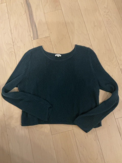 NAVY J JILL Open knit Sweater L